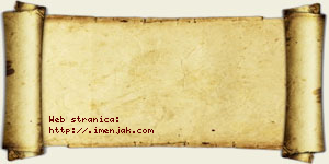 Jadranka Jakupi vizit kartica